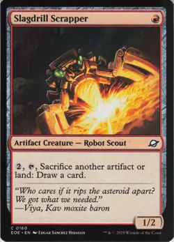 Slagdrill Scrapper C Edge of Eternities 160 NM MTG - Image 1