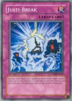 1x Justi-Break - 1st Edition NM Eng YuGiOh - Cyberdark Impact - Image 1