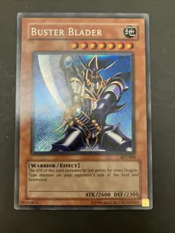 MP - Yugioh Buster Blader BPT-008 2003 Collector's Tin - Secret Rare - Image 1