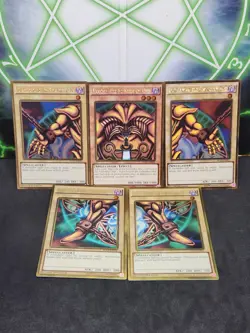 Yugioh Exodia the Forbidden One Complete Set PGL2-EN026 Gold Rare 1st Edition NM - Image 1