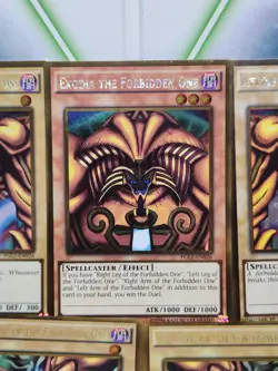 Yugioh Exodia the Forbidden One Complete Set PGL2-EN026 Gold Rare 1st Edition NM - Image 2