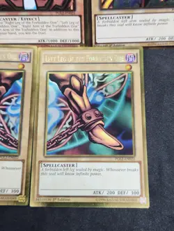 Yugioh Exodia the Forbidden One Complete Set PGL2-EN026 Gold Rare 1st Edition NM - Image 5