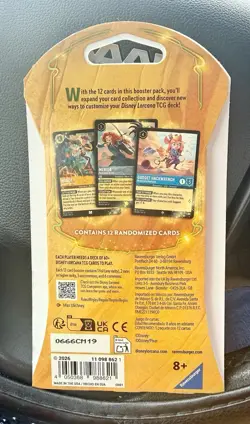 LOT OF 5 Disney Lorcana Wilds Unknown Sleeved Booster Pack SEALED NEW - Image 4