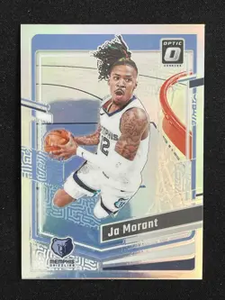 Ja Morant 2023-24 Panini Donruss Optic Silver Prizm #190 - Image 1