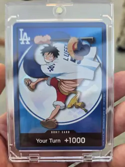 Monkey.D.Luffy One Piece Promotion Cards Dodgers x One Piece - Image 1