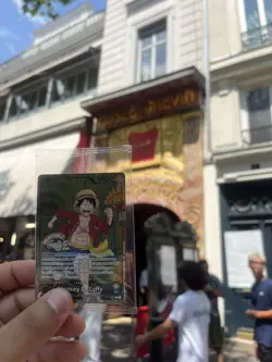 Carte One Piece TCG – Monkey D. Luffy OP13-001 – Musee Grevin Paris Exclusive Pr - Image 1