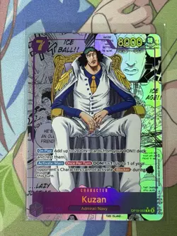 Bandai One Piece TCG Kuzan OP16-063 Manga Character Rare ENGLISH - Image 1