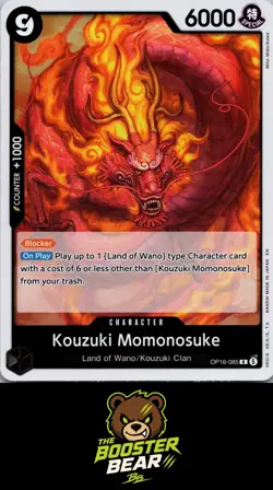 Momonosuke OP16-085 The Time of Battle R One Piece (Whitening bottom right) ENG - Image 1