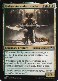 Haliya, Ascendant Cadet U Edge of Eternities 218 NM MTG - Image 1