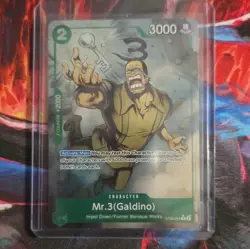 Mr.3(Galdino) (Full Art) ST30-014 Starter Deck EX: Luffy & Ace Foil - Image 1
