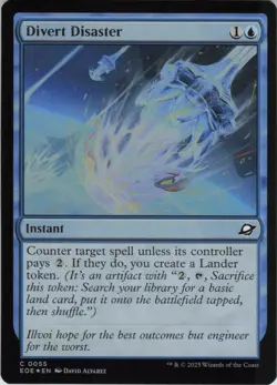 Divert Disaster C Edge of Eternities 55 NM Foil MTG - Image 1