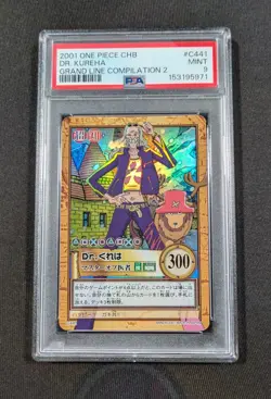 2001 One Piece CHB Japanese Holo Dr. Kureha C441 PSA 9 MINT Grand Line Comp. 2 - Image 1