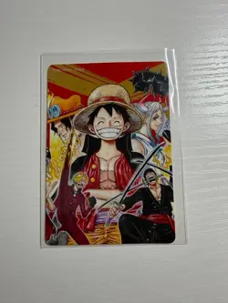 ONE PIECE Luffy Double Sticker Natsucomi 2022 Japan Exclusive Eiichiro Oda - Image 1