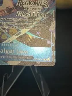 Bandai One Piece CCG Trafalgar Law OP07-047 Reg Finalist Promo Holo - Image 3