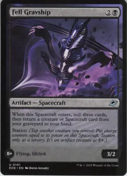 Fell Gravship U Edge of Eternities 101 NM MTG - Image 1