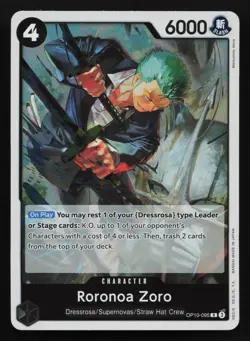 Roronoa Zoro - OP10-095 (Reprint) OP10-095 Foil PRB -The Best- Vol. 2 One Piece - Image 1