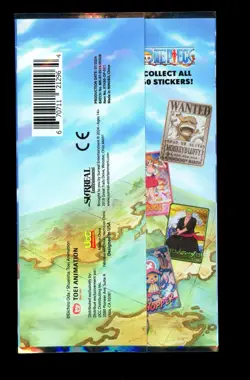 One Piece HOLOGRAPHIC TRADING STICKERS English Sleeved Booster Sealed 5-Pack - Image 4
