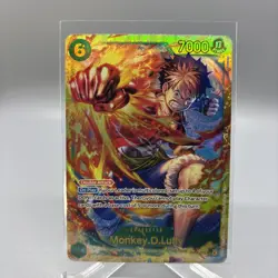 One Piece TCG Monkey D. Luffy SEC Carrying On His Will Op13-118 ENG - Image 1
