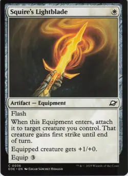 Squire's Lightblade C Edge of Eternities 36 NM MTG - Image 1