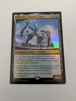 Shorikai, Genesis Engine - Commander: Kamigawa: Neon Dynasty - 004 Foil Mythic - Image 1