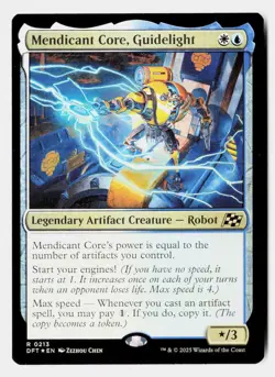 Mendicant Core, Guidelight 213 Rare Aetherdrift Magic: The Gathering Foil - Image 1