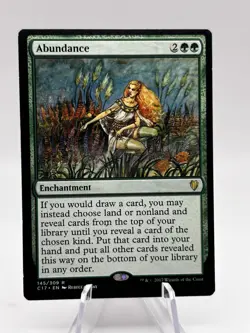 Abundance 145/309 Commander 2017 C17 MTG NM - Image 1