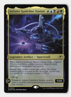Infinite Guideline Station 219 Edge of Eternities Magic: The Gathering Foil NM - Image 1