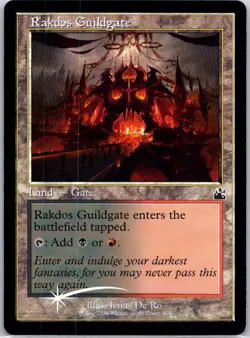 Rakdos Guildgate (Retro Frame) (C) #408 Foil Ravnica Remastered MTG NM - Image 1