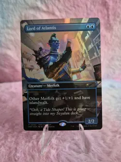 Magic The Gathering Lord Of Atlantis Full Art Foil Promo Card 0002 - Image 1