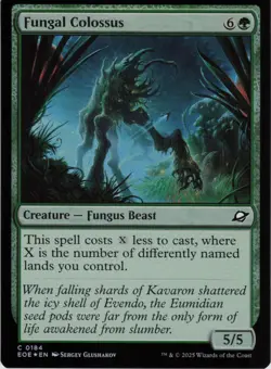 Fungal Colossus C Edge of Eternities 184 NM Foil MTG - Image 1