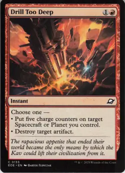 Drill Too Deep C Edge of Eternities 133 NM MTG - Image 1