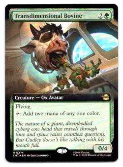 Magic Transdimensional Bovine (Extended Art) Ninja Turtles TMT FOIL 0274 NM - Image 1