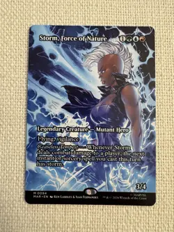 Storm, Force of Nature (Borderless) M0094 MTG Marvel Universe Eternal Regular NM - Image 1