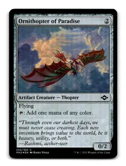 Ornithopter of Paradise 232 Common Modern Horizons 2 MTG Foil NM/M ~A7-99 - Image 1