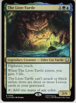 MTG The Lion Turtle Foil NM Avatar: The Last Airbender Magic 232 - Image 1