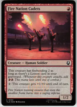 MTG Fire Nation Cadets Foil NM Avatar: The Last Airbender Magic 134 - Image 1