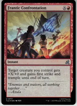 MTG Frantic Confrontation Foil NM Avatar: The Last Airbender: Eternal Magic 117 - Image 1