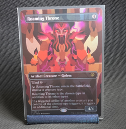 Wizards of the Coast Roaming Throne Borderless Foil Rare LCI EN #0344 - Image 1