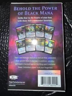 Wizards Magic: The Gathering Premium Foil Commander Collection: Black - Image 1