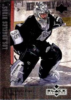1996-97 Upper Deck Black Diamond #85 Stephane Fiset LOS ANGELES KINGS - Image 1
