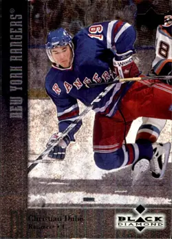 1996-97 Upper Deck Black Diamond #79 Christian Dube NEW YORK RANGERS - Image 1