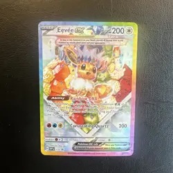 Pokemon TCG SV Prismatic Evolutions: Eevee ex Promo 174 NM+ - Image 1