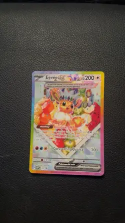 Pokemon TCG Eevee ex SVP 174 Black Star Promo Prismatic Evolutions NM/Mint - Image 1