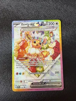 Pokemon TCG Eevee EX 174 Holo Promo Card Prismatic Evolutions - Image 1