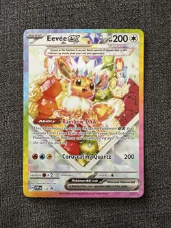 Pokemon TCG Eevee EX 174 Holo Promo Card Prismatic Evolutions - Image 1