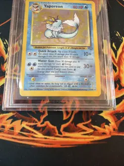 1999 VAPOREON HOLO JUNGLE 12/64 BGS 8.5 - Image 4