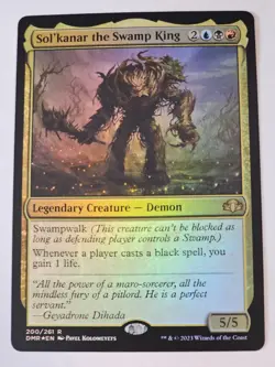MTG - Sol'Kanar the Swamp King FOIL - Dominaria Remastered - Image 1