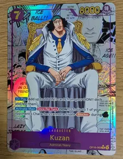 Bandai One Piece TCG Kuzan OP16-063 Manga Character Rare ENGLISH - Image 1