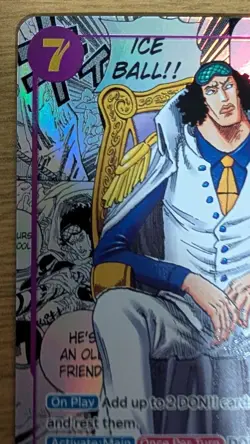 Bandai One Piece TCG Kuzan OP16-063 Manga Character Rare ENGLISH - Image 4
