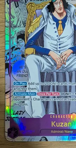 Bandai One Piece TCG Kuzan OP16-063 Manga Character Rare ENGLISH - Image 5